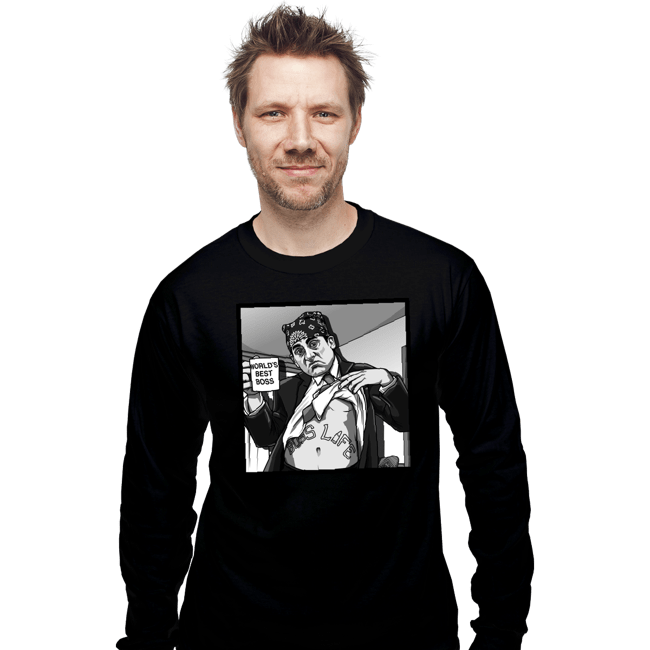 Shirts Long Sleeve Shirts, Unisex / Small / Black Boss Life