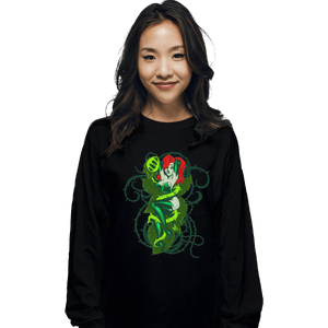 Shirts Long Sleeve Shirts, Unisex / Small / Black Poison Ivy