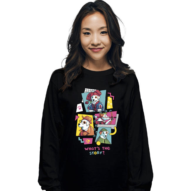 Daily_Deal_Shirts Long Sleeve Shirts, Unisex / Small / Black The Great Actor