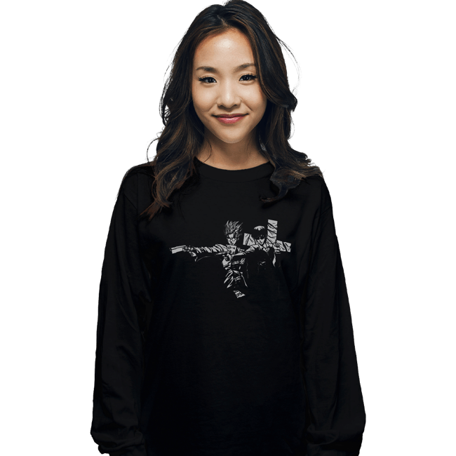 Shirts Long Sleeve Shirts, Unisex / Small / Black Trigun Fiction