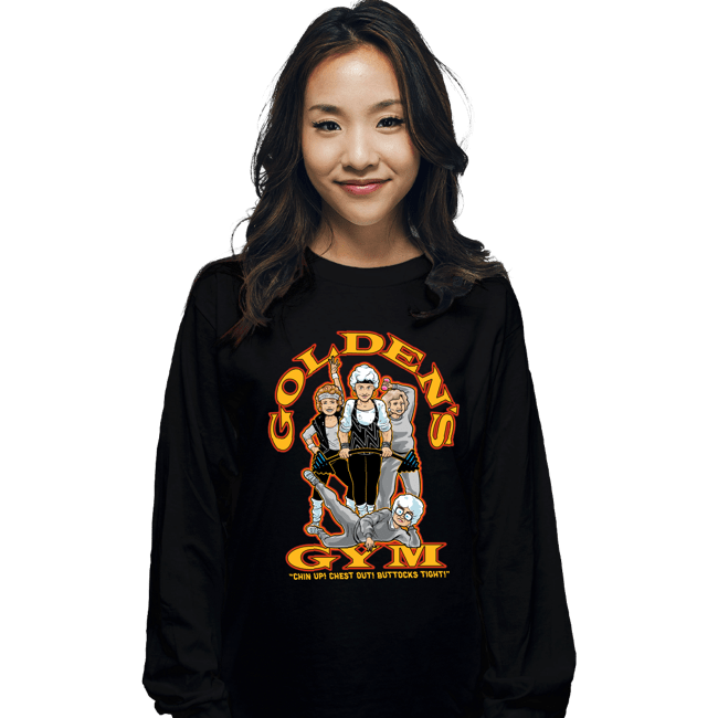 Secret_Shirts Long Sleeve Shirts, Unisex / Small / Black Goldens Gym