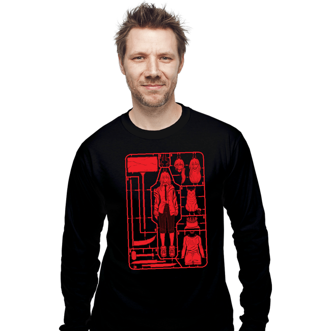 Daily_Deal_Shirts Long Sleeve Shirts, Unisex / Small / Black Power Model Sprue