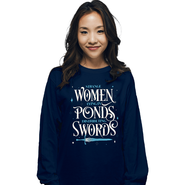 Secret_Shirts Long Sleeve Shirts, Unisex / Small / Navy Strange Womens