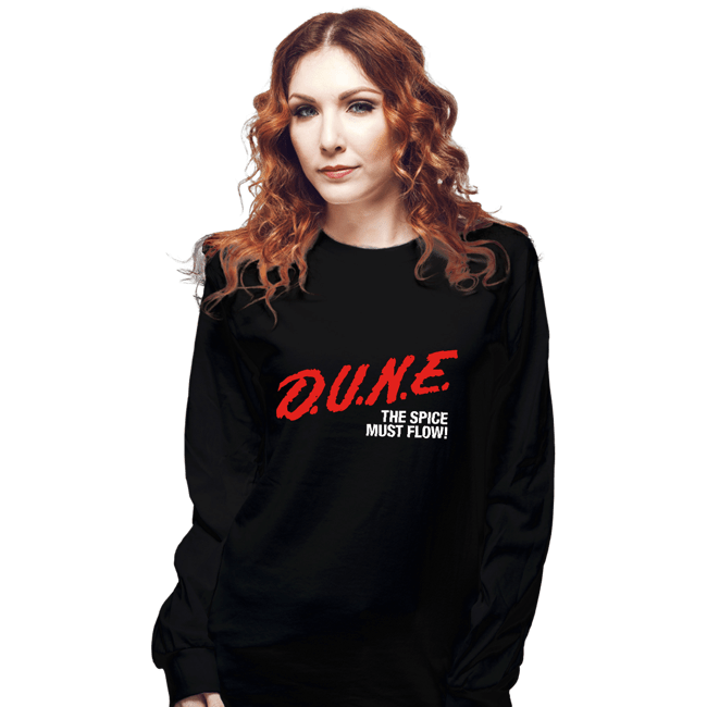 Daily_Deal_Shirts Long Sleeve Shirts, Unisex / Small / Black Desert Narcotic