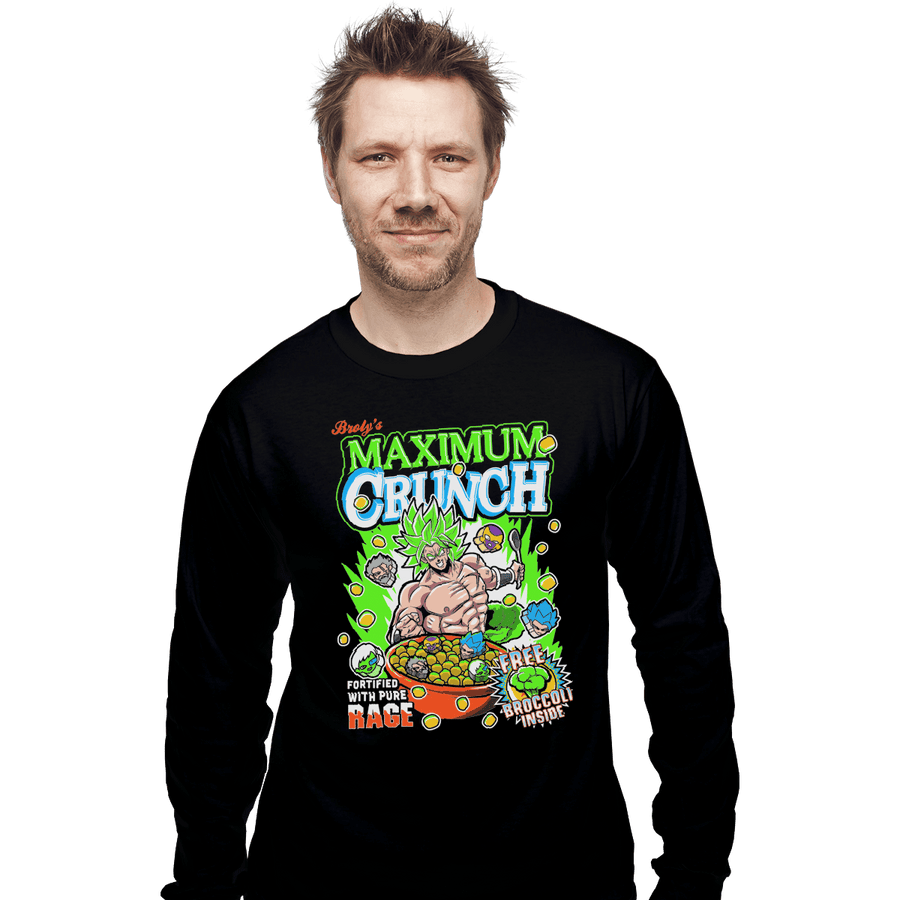Shirts Long Sleeve Shirts, Unisex / Small / Black Maximum Crunch