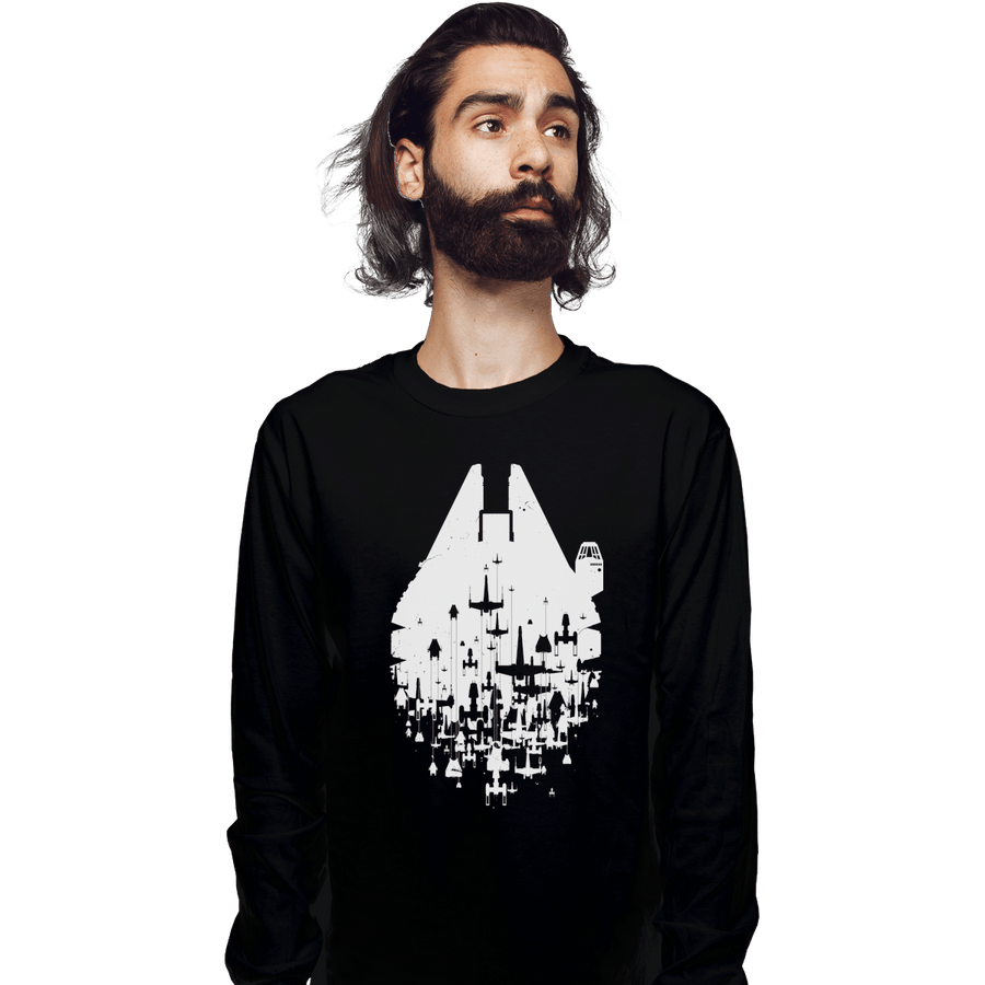 Shirts Long Sleeve Shirts, Unisex / Small / Black Fractured Rebellion 2