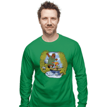 Load image into Gallery viewer, Daily_Deal_Shirts Long Sleeve Shirts, Unisex / Small / Irish Green Sherwood Awaits
