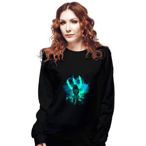 Shirts Long Sleeve Shirts, Unisex / Small / Black Neptune Art