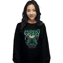 Load image into Gallery viewer, Secret_Shirts Long Sleeve Shirts, Unisex / Small / Black Pot Of Greed Card
