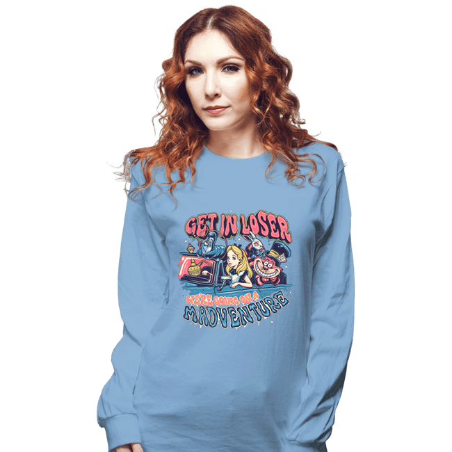 Daily_Deal_Shirts Long Sleeve Shirts, Unisex / Small / Powder Blue Madventure
