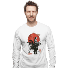 Load image into Gallery viewer, Daily_Deal_Shirts Long Sleeve Shirts, Unisex / Small / White Zoro Samurai Wano Kuni Arc
