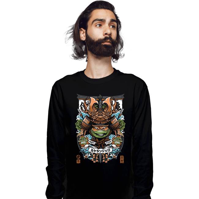 Daily_Deal_Shirts Long Sleeve Shirts, Unisex / Small / Black Samurai Mikey