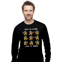 Load image into Gallery viewer, Shirts Long Sleeve Shirts, Unisex / Small / Black Floss Boss
