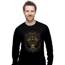 Load image into Gallery viewer, Daily_Deal_Shirts Long Sleeve Shirts, Unisex / Small / Black Golden Rings
