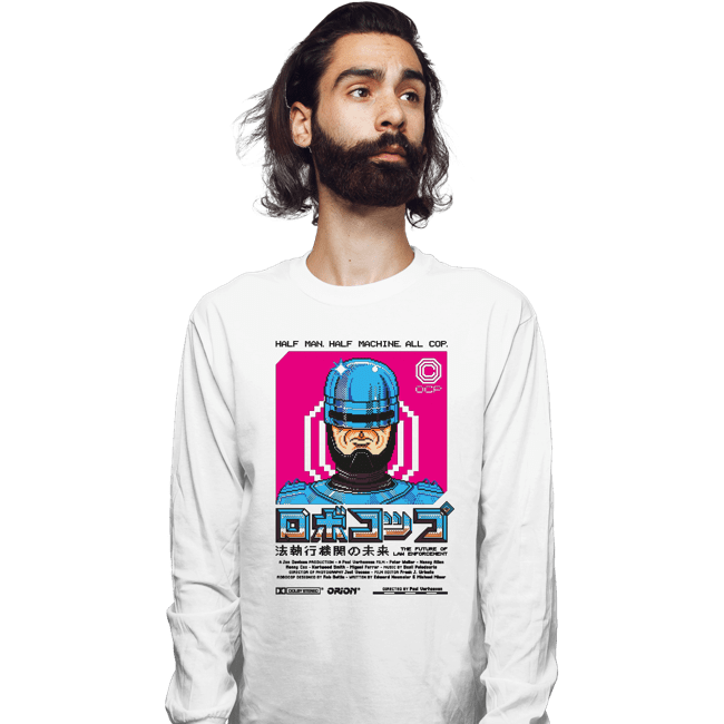 Secret_Shirts Long Sleeve Shirts, Unisex / Small / White Robokoppu