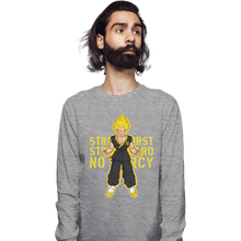 Load image into Gallery viewer, Shirts Long Sleeve Shirts, Unisex / Small / Sports Grey Vegeta Lawrence

