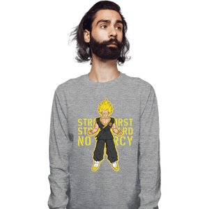 Shirts Long Sleeve Shirts, Unisex / Small / Sports Grey Vegeta Lawrence