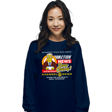 Load image into Gallery viewer, Daily_Deal_Shirts Long Sleeve Shirts, Unisex / Small / Navy Springfield Channel 6 Action News
