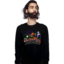 Load image into Gallery viewer, Daily_Deal_Shirts Long Sleeve Shirts, Unisex / Small / Black Enjoy the Horrorthon in Santa Mira
