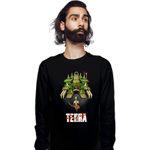 Load image into Gallery viewer, Daily_Deal_Shirts Long Sleeve Shirts, Unisex / Small / Black Terra

