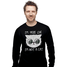 Load image into Gallery viewer, Secret_Shirts Long Sleeve Shirts, Unisex / Small / Black Not Cat
