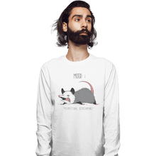 Load image into Gallery viewer, Secret_Shirts Long Sleeve Shirts, Unisex / Small / White Mood Possum Secret Sale
