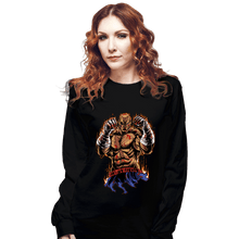 Load image into Gallery viewer, Daily_Deal_Shirts Long Sleeve Shirts, Unisex / Small / Black Sagat Fighter
