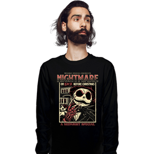 Daily_Deal_Shirts Long Sleeve Shirts, Unisex / Small / Black Nightmare Midnight Special