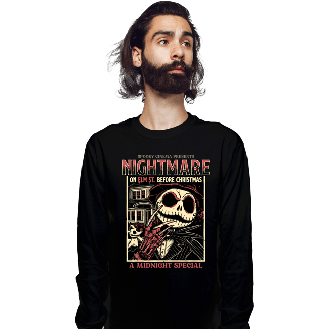 Daily_Deal_Shirts Long Sleeve Shirts, Unisex / Small / Black Nightmare Midnight Special