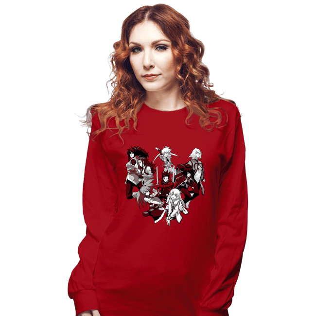 Daily_Deal_Shirts Long Sleeve Shirts, Unisex / Small / Red Symphonia