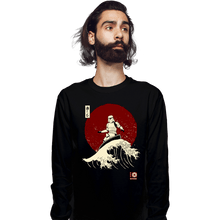 Load image into Gallery viewer, Daily_Deal_Shirts Long Sleeve Shirts, Unisex / Small / Black Empire Wave
