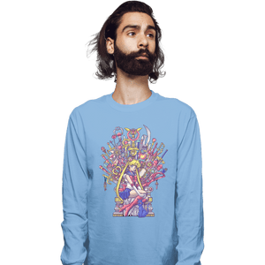 Shirts Long Sleeve Shirts, Unisex / Small / Powder Blue Throne Of Magic