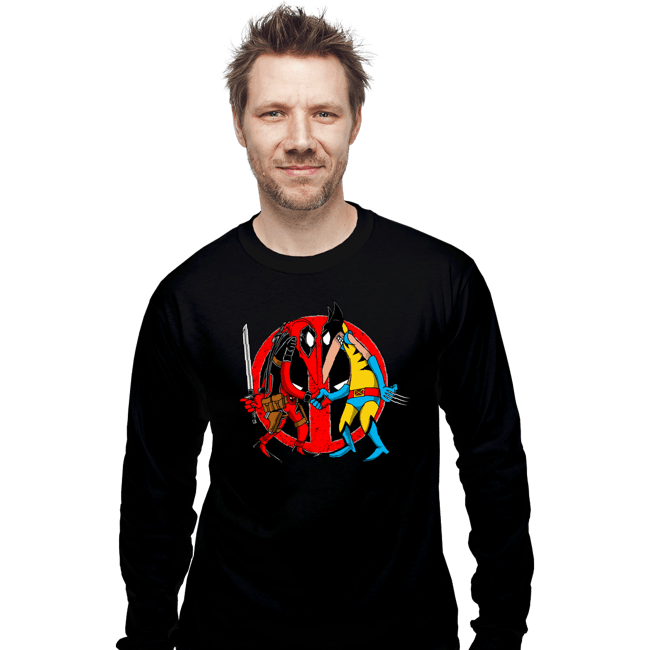 Daily_Deal_Shirts Long Sleeve Shirts, Unisex / Small / Black Deadverine