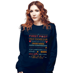Secret_Shirts Long Sleeve Shirts, Unisex / Small / Navy The Golden Mile