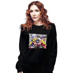 Shirts Long Sleeve Shirts, Unisex / Small / Black Kefka