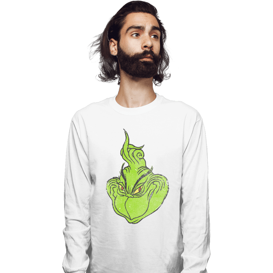 Shirts Long Sleeve Shirts, Unisex / Small / White FU Grinch