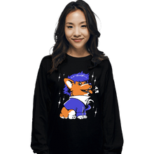 Load image into Gallery viewer, Daily_Deal_Shirts Long Sleeve Shirts, Unisex / Small / Black Space Corgiboy
