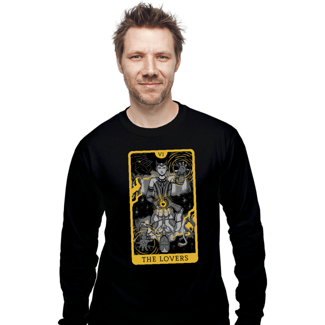 Secret_Shirts Long Sleeve Shirts, Unisex / Small / Black The Lovers Tarot