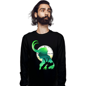 Shirts Long Sleeve Shirts, Unisex / Small / Black Loki Sunset