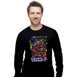 Secret_Shirts Long Sleeve Shirts, Unisex / Small / Black Autobots Squadron
