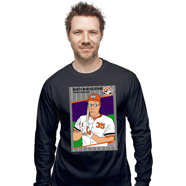 Daily_Deal_Shirts Long Sleeve Shirts, Unisex / Small / Dark Heather Towel Manager