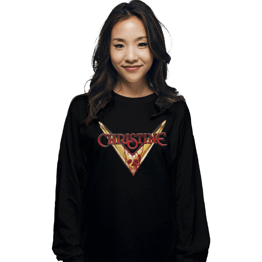 Shirts Long Sleeve Shirts, Unisex / Small / Black Christine