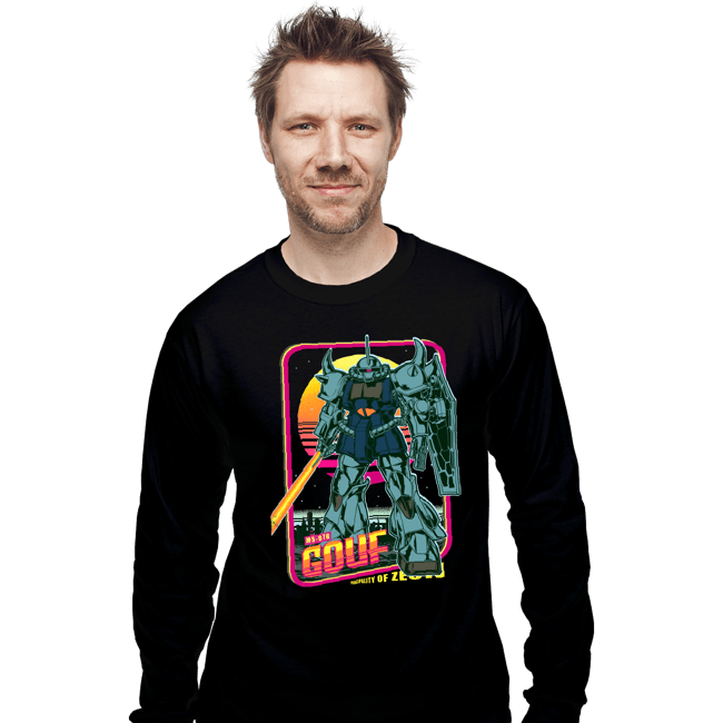 Daily_Deal_Shirts Long Sleeve Shirts, Unisex / Small / Black MS-07B Gouf
