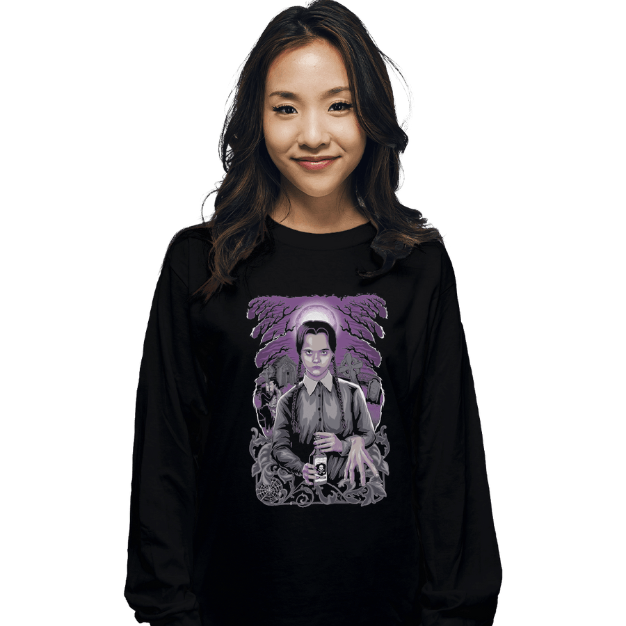 Shirts Long Sleeve Shirts, Unisex / Small / Black The Addams Family