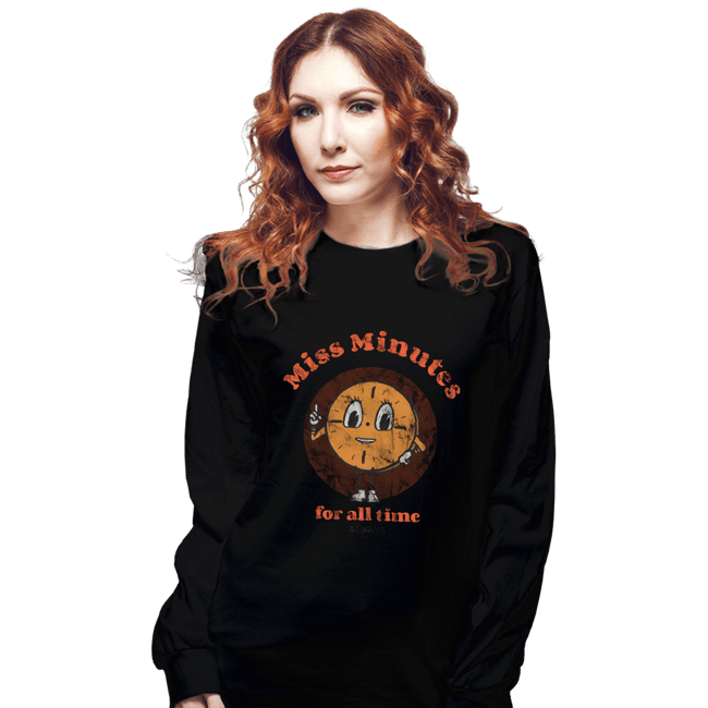 Shirts Long Sleeve Shirts, Unisex / Small / Black Miss Minutes