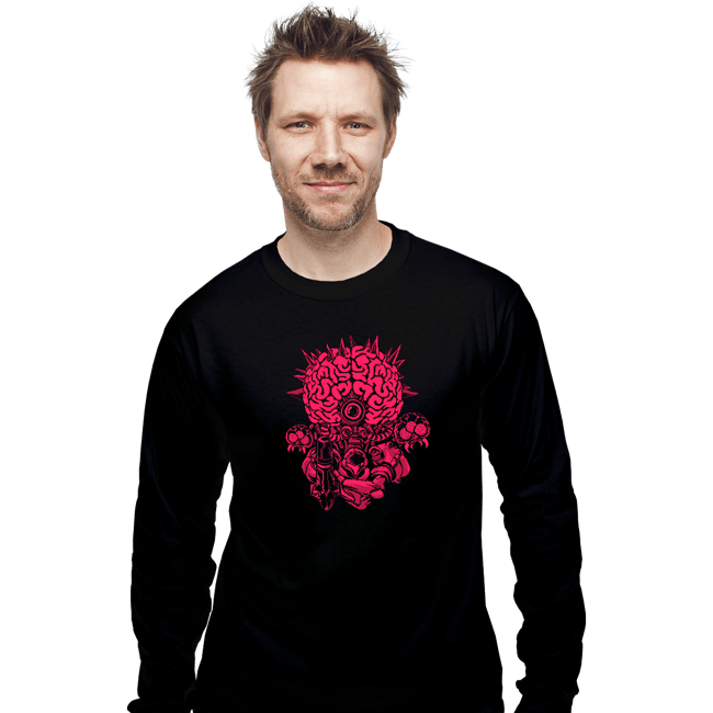 Daily_Deal_Shirts Long Sleeve Shirts, Unisex / Small / Black Brain Bounty