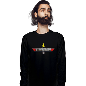 Shirts Long Sleeve Shirts, Unisex / Small / Black Top Starscream