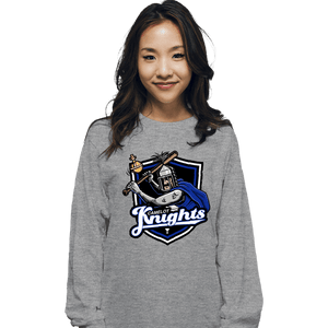 Daily_Deal_Shirts Long Sleeve Shirts, Unisex / Small / Sports Grey Go Knights
