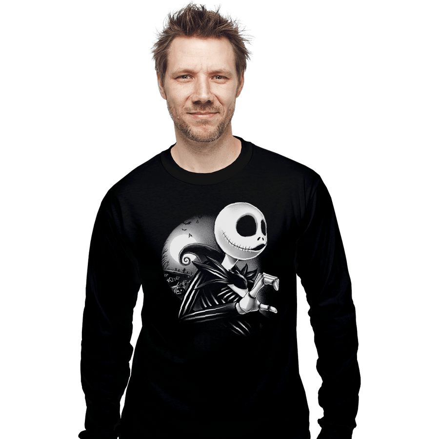 Shirts Long Sleeve Shirts, Unisex / Small / Black Her Skeleton