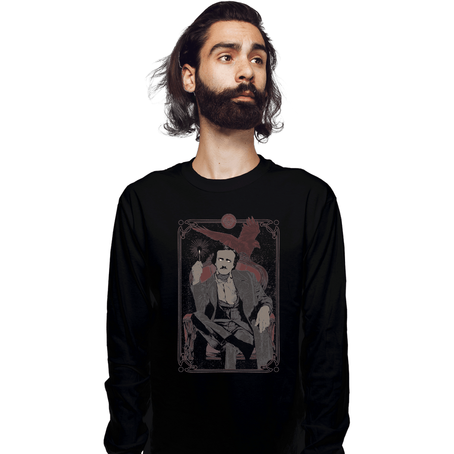 Shirts Long Sleeve Shirts, Unisex / Small / Black Poe